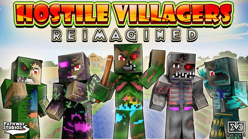 Hostile Villagers Reimagined on the Minecraft Marketplace by Pathway Studios