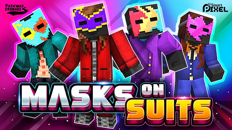 Masks on Suits on the Minecraft Marketplace by Pathway Studios