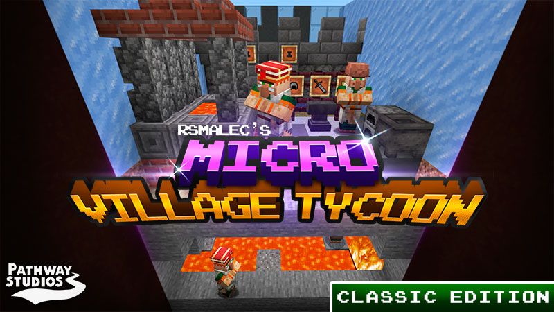 Micro Village Tycoon CE on the Minecraft Marketplace by Pathway Studios