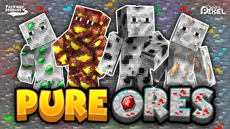 Pure Ores on the Minecraft Marketplace by Pathway Studios