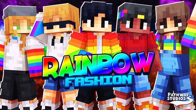 Rainbow Fashion on the Minecraft Marketplace by Pathway Studios