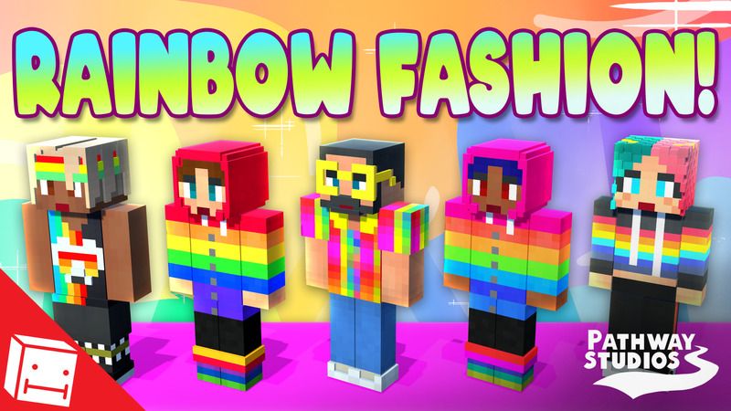 Rainbow Fashion! on the Minecraft Marketplace by Pathway Studios