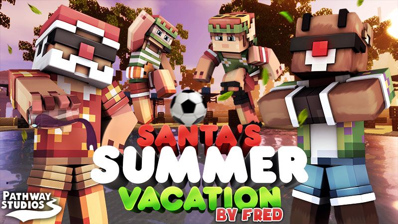 Santa's Summer Vacation on the Minecraft Marketplace by Pathway Studios