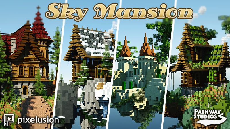 Sky Mansion on the Minecraft Marketplace by Pathway Studios