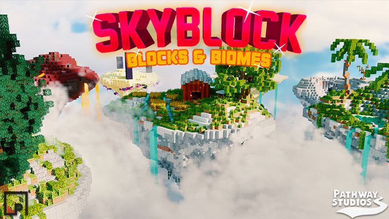 Skyblock: Blocks & Biomes on the Minecraft Marketplace by Pathway Studios