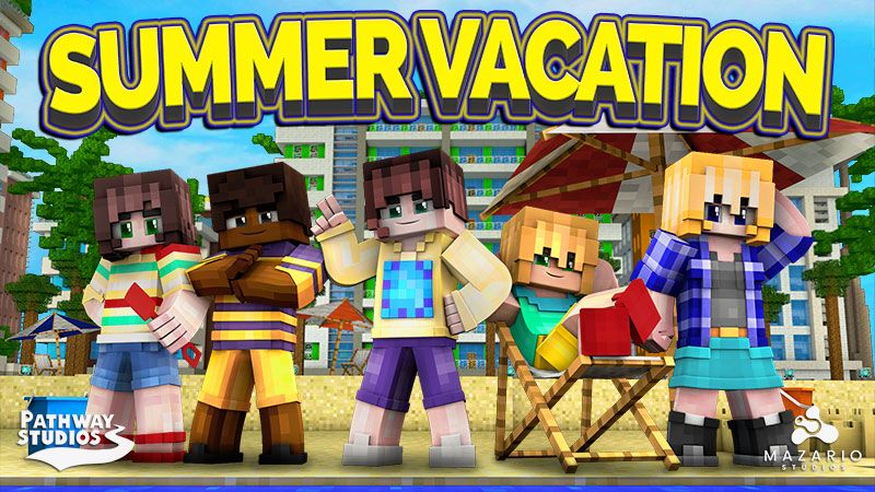 Summer Vacation on the Minecraft Marketplace by Pathway Studios