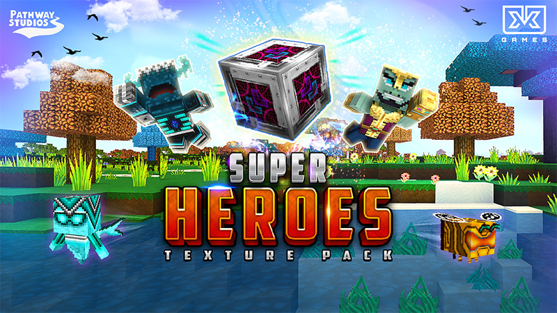 Super Heroes Texture Pack on the Minecraft Marketplace by Pathway Studios