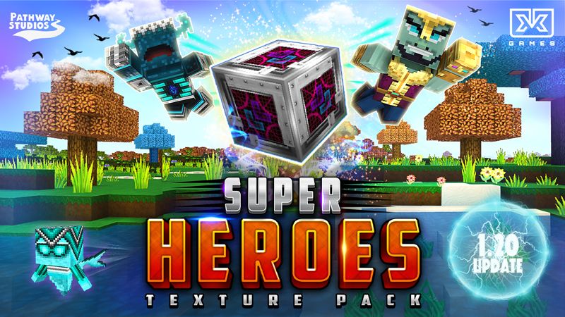 Super Heroes Texture Pack on the Minecraft Marketplace by Pathway Studios