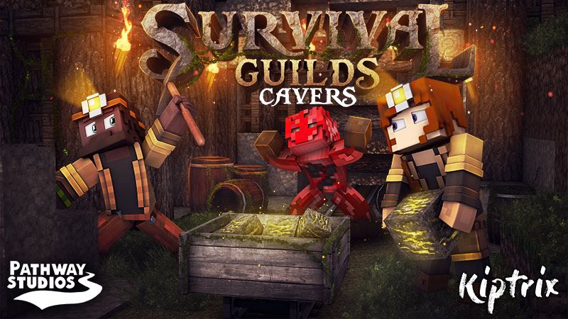 Survival Guilds: Cavers on the Minecraft Marketplace by Pathway Studios