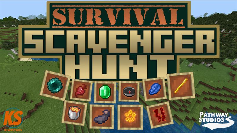 Survival Scavenger Hunt on the Minecraft Marketplace by Pathway Studios