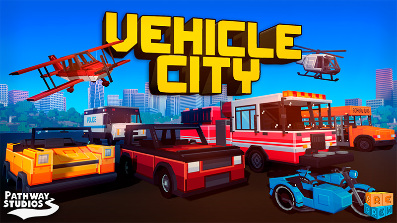 Vehicle City on the Minecraft Marketplace by Pathway Studios