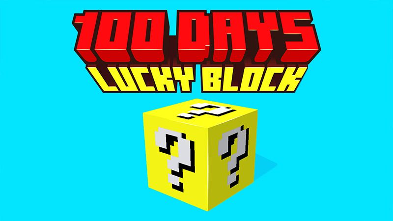 100 Days LUCKY BLOCK! on the Minecraft Marketplace by Pickaxe Studios