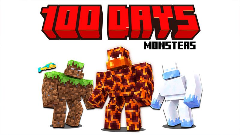 100 Days: MONSTERS! on the Minecraft Marketplace by Pickaxe Studios