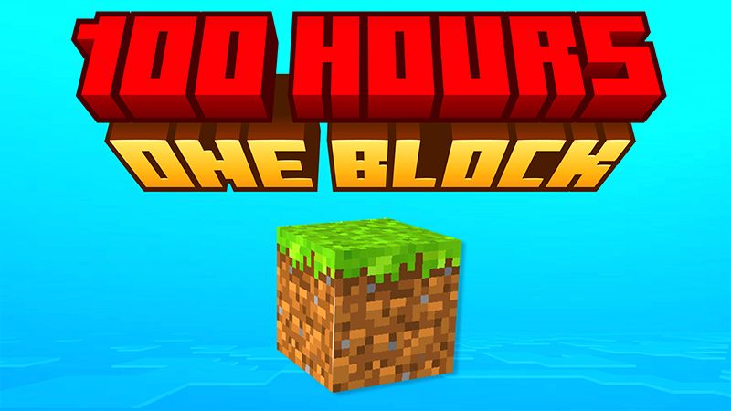 100 HOURS One Block! on the Minecraft Marketplace by Pickaxe Studios