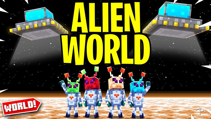 Alien World on the Minecraft Marketplace by Pickaxe Studios