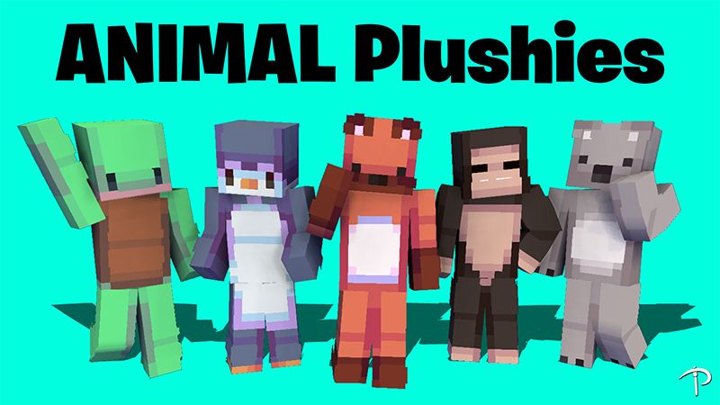 ANIMAL Plushies on the Minecraft Marketplace by Pickaxe Studios