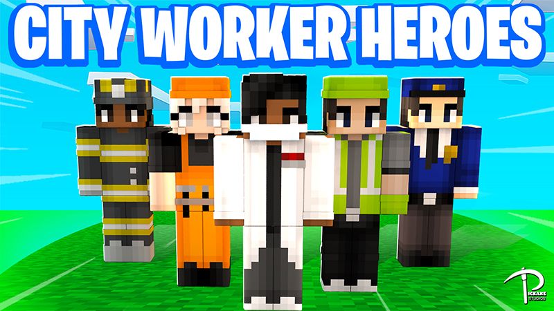 City Worker Heroes on the Minecraft Marketplace by Pickaxe Studios