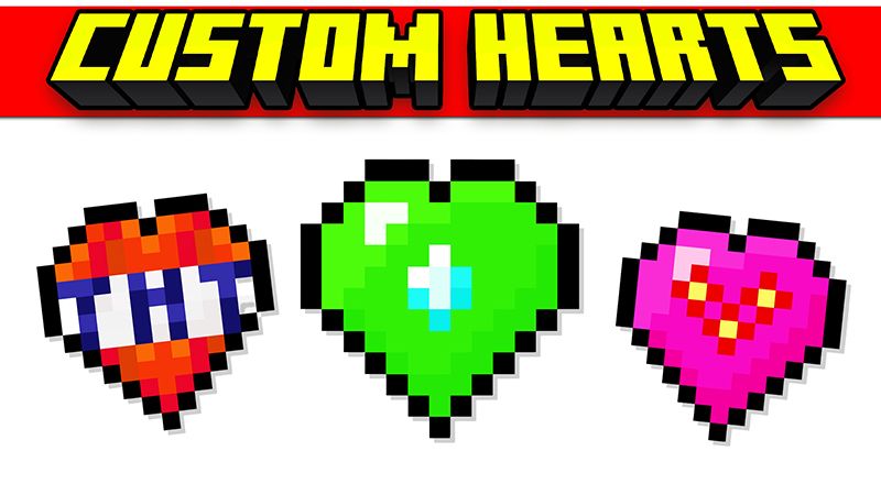 CUSTOM HEARTS! on the Minecraft Marketplace by Pickaxe Studios