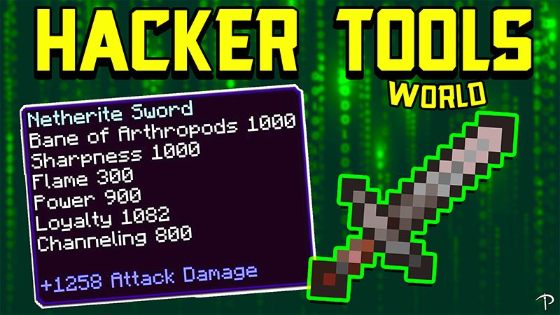 Hacker Tools World on the Minecraft Marketplace by Pickaxe Studios