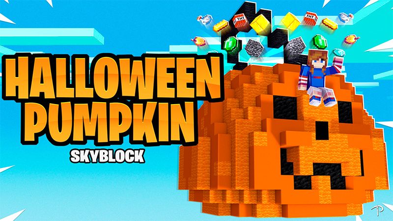 Halloween: Pumpkin Skyblock on the Minecraft Marketplace by Pickaxe Studios