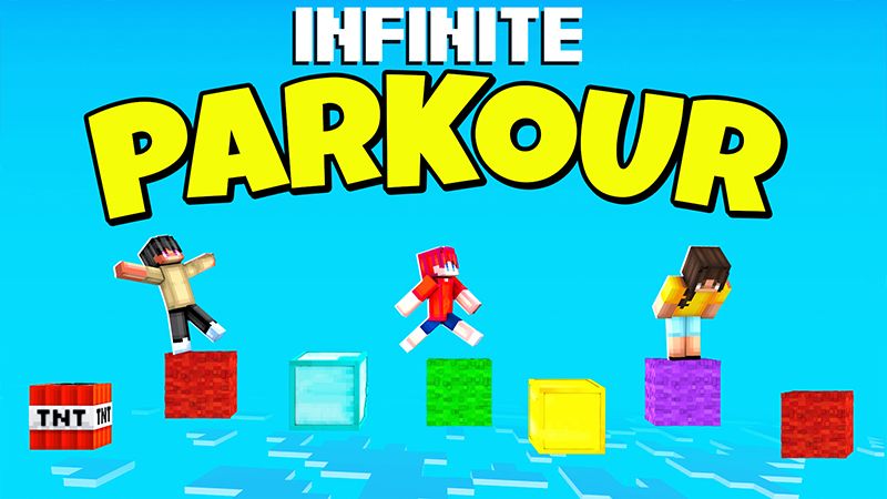 Infinite Parkour on the Minecraft Marketplace by Pickaxe Studios