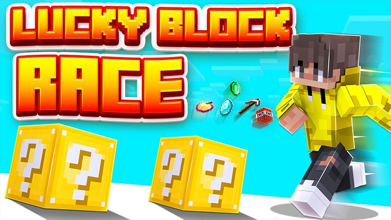 Lucky Block Race on the Minecraft Marketplace by Pickaxe Studios