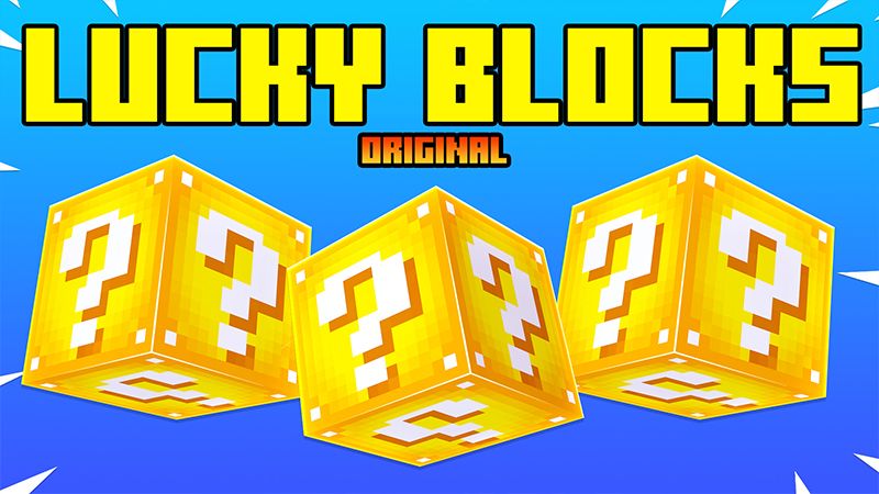 Lucky Blocks: Original on the Minecraft Marketplace by Pickaxe Studios