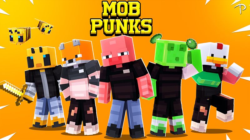 Mob Punks on the Minecraft Marketplace by Pickaxe Studios