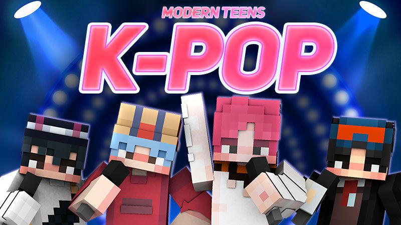 Modern Teens: K-Pop on the Minecraft Marketplace by Pickaxe Studios