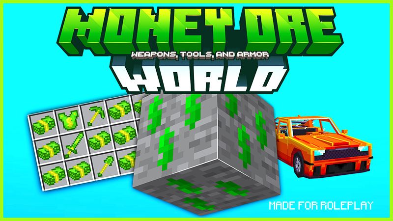 Money Ore World on the Minecraft Marketplace by Pickaxe Studios