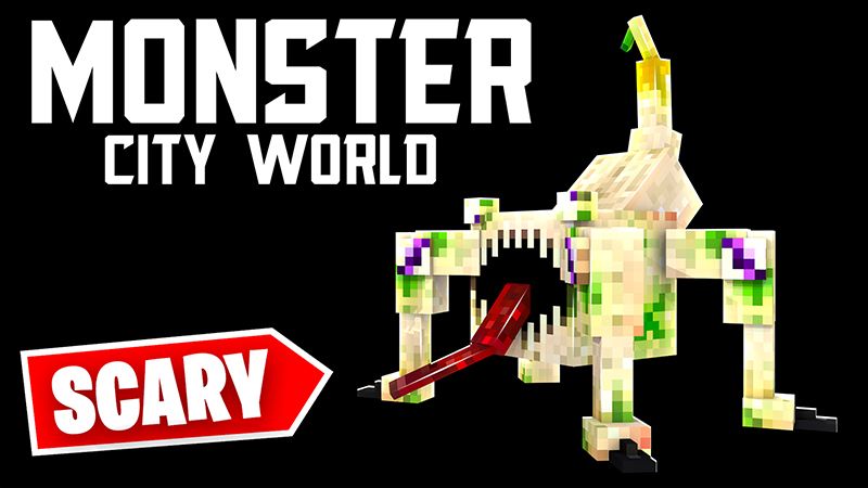 Monster City World on the Minecraft Marketplace by Pickaxe Studios