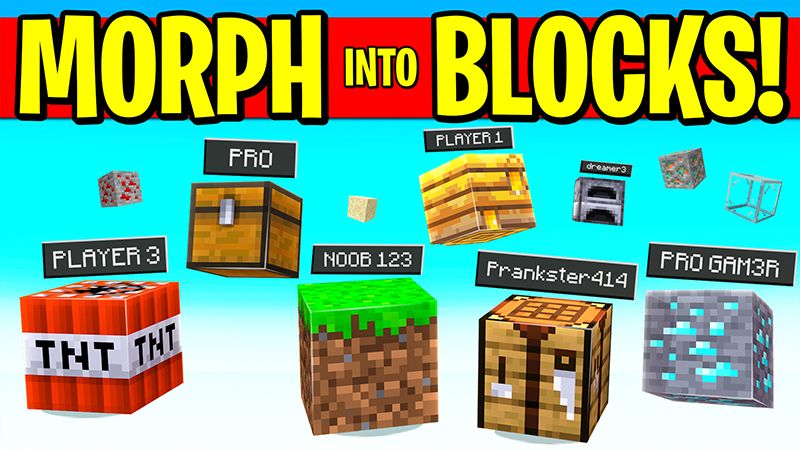 MORPH INTO BLOCKS! on the Minecraft Marketplace by Pickaxe Studios