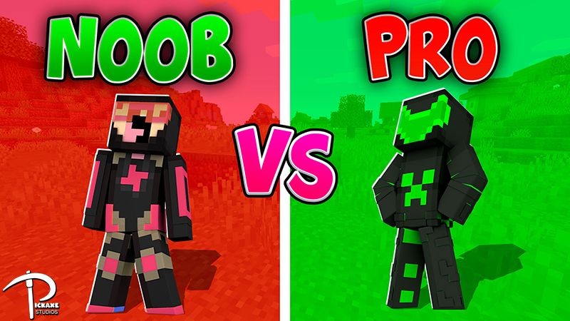 NOOB VS PRO Armor on the Minecraft Marketplace by Pickaxe Studios