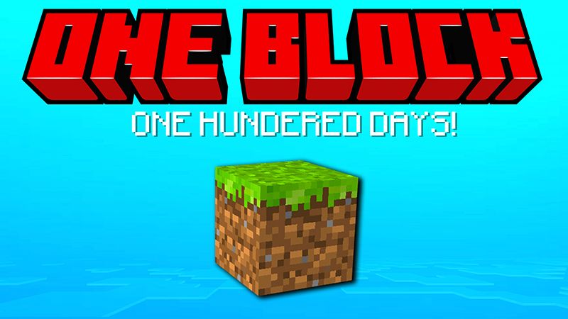 ONE BLOCK ONE HUNDERED DAYS! on the Minecraft Marketplace by Pickaxe Studios