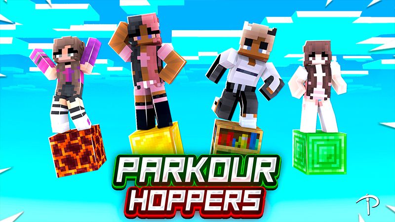 Parkour Hoppers on the Minecraft Marketplace by Pickaxe Studios