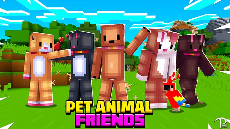 Pet Animal Friends on the Minecraft Marketplace by Pickaxe Studios