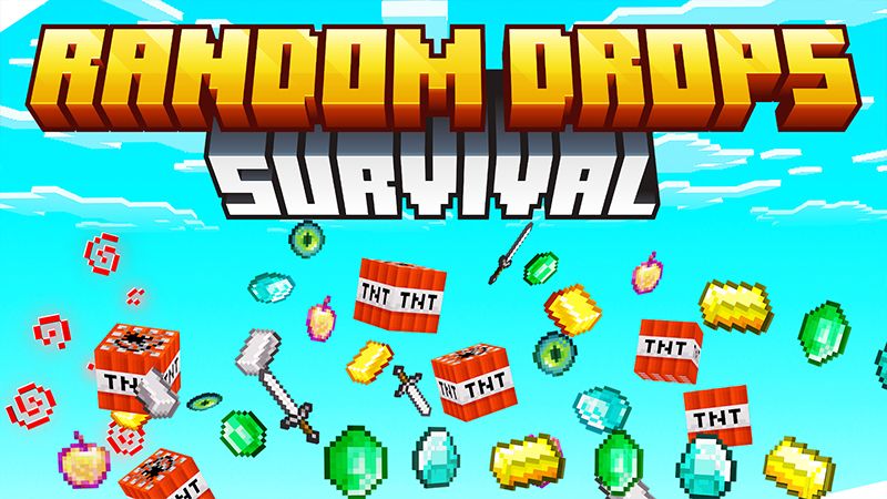 Random Drops Survival on the Minecraft Marketplace by Pickaxe Studios