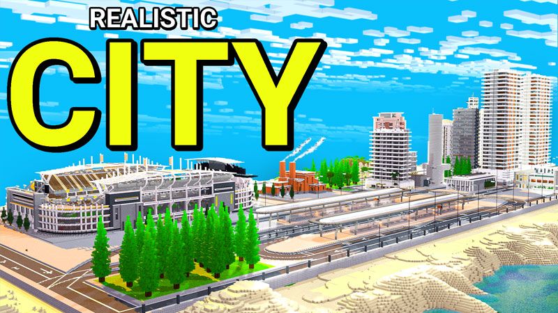 REALISTIC CITY on the Minecraft Marketplace by Pickaxe Studios