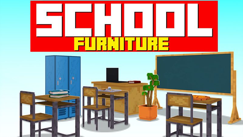 School Furniture! on the Minecraft Marketplace by Pickaxe Studios