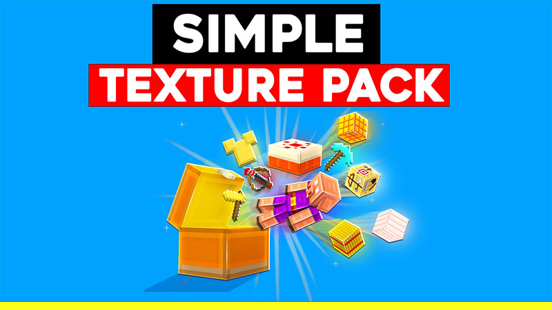 Simple Texture Pack on the Minecraft Marketplace by Pickaxe Studios