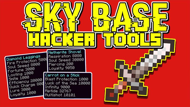 Sky Base: Hacker Tools on the Minecraft Marketplace by Pickaxe Studios