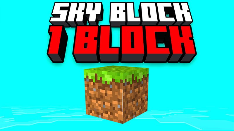 SKY BLOCK 1 BLOCK! on the Minecraft Marketplace by Pickaxe Studios