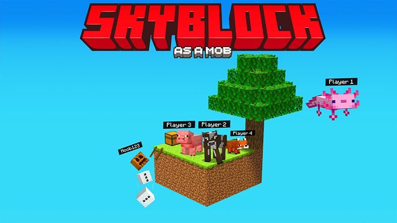 Skyblock As A Mob! on the Minecraft Marketplace by Pickaxe Studios