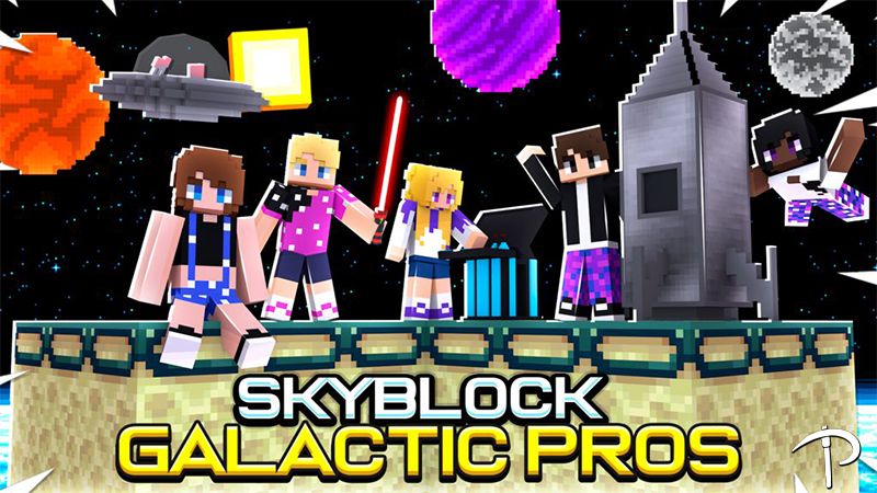 Skyblock Galactic Pros on the Minecraft Marketplace by Pickaxe Studios