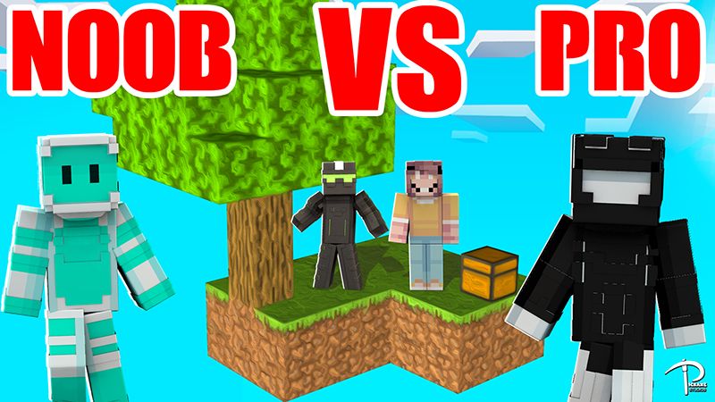 Skyblock NOOB VS PRO Skins on the Minecraft Marketplace by Pickaxe Studios