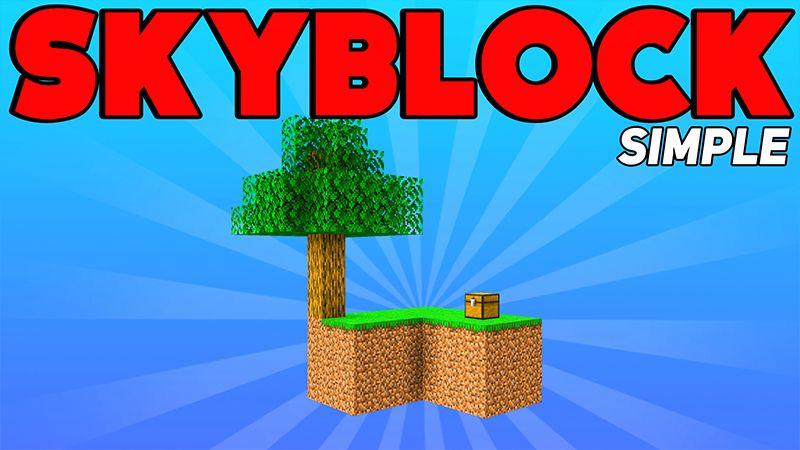 Skyblock Simple on the Minecraft Marketplace by Pickaxe Studios