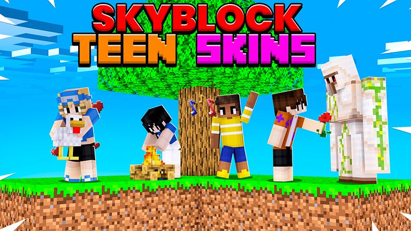 Skyblock Teen Skins on the Minecraft Marketplace by Pickaxe Studios