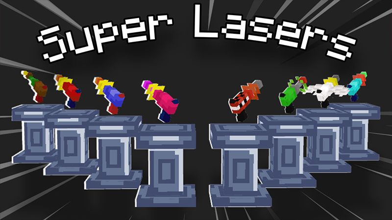 Super Lasers on the Minecraft Marketplace by Pickaxe Studios