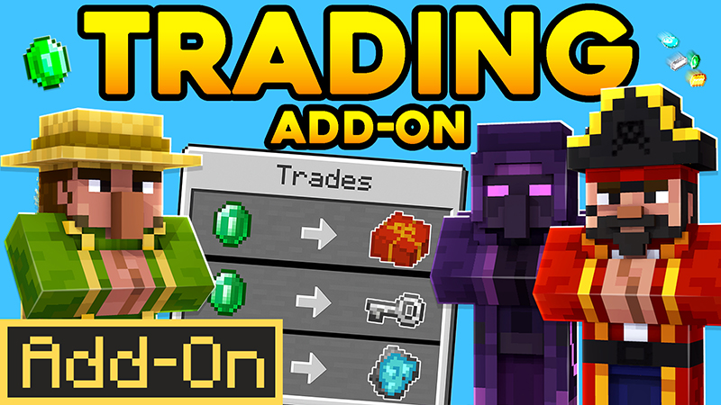 TRADING Add-On on the Minecraft Marketplace by Pickaxe Studios