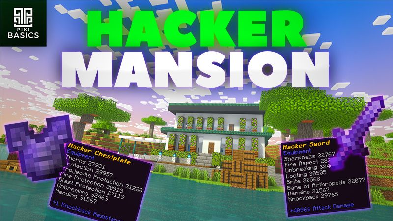 Hacker Mansion on the Minecraft Marketplace by Piki Studios